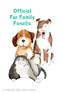 Official Fur Family Fanatic Card