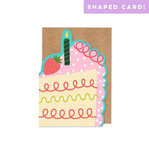 Shaped Cake Card
