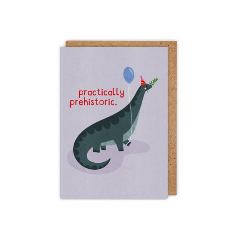 Dinosaur Practically Prehistoric Card