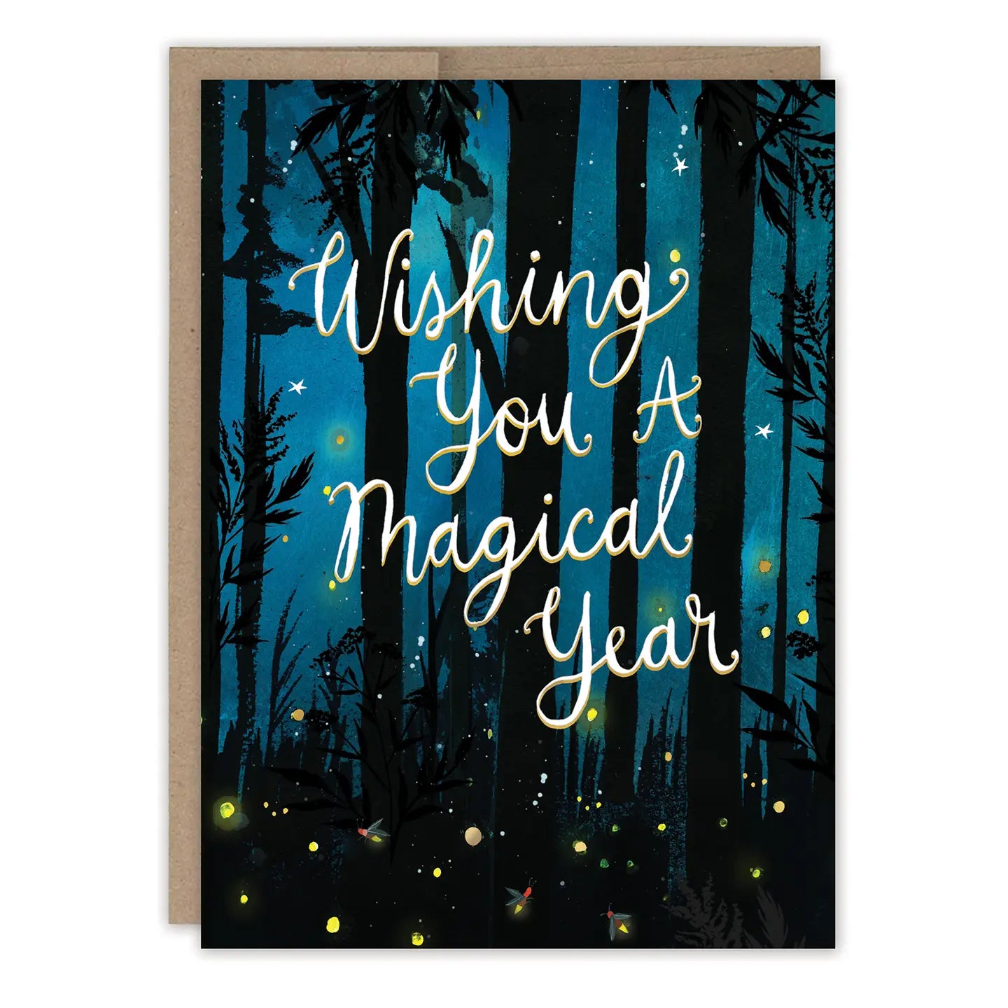 Forest Fireflies Wishing You A Magical Year Birthday Card