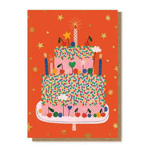 Birthday Cake & Candles Card