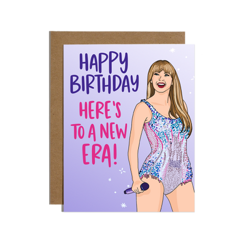 Taylor Swift Happy Birthday Here's To A New Era Card