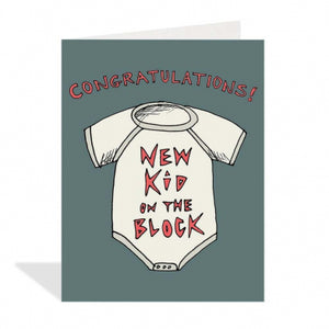 Congratulations New Kid On The Block Card