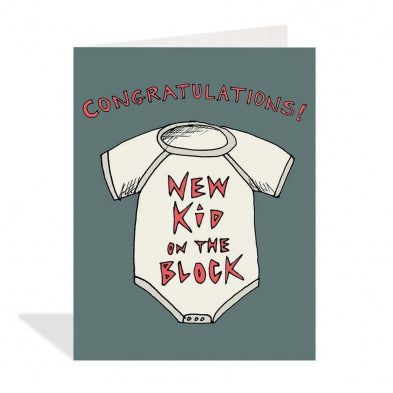 Congratulations New Kid On The Block Card