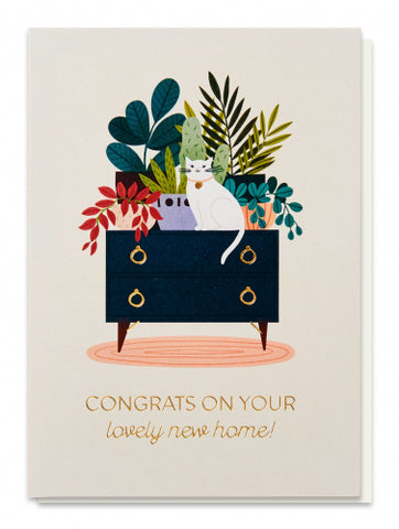 Congrats On Your Lovely New Home! Card