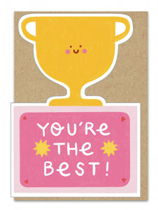 The Best! Trophy Card