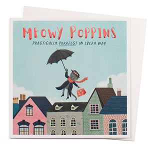 Meowy Poppins Card