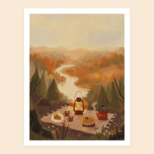 Raahat Kaduji Fall Picnic Print