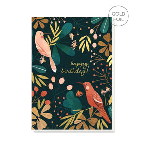 Bird Happy Birthday Card