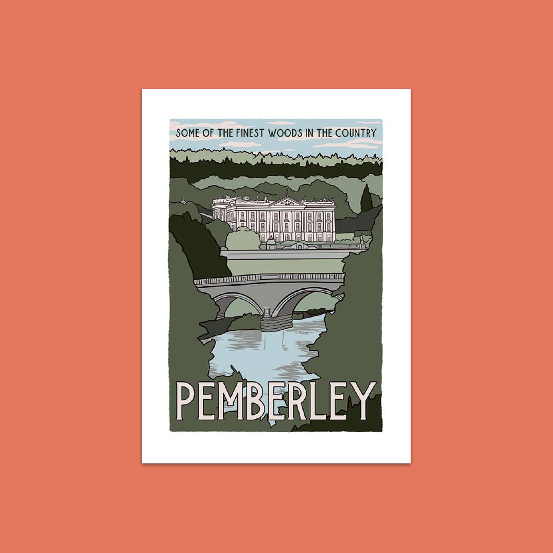 Pemberley Travel Sticker