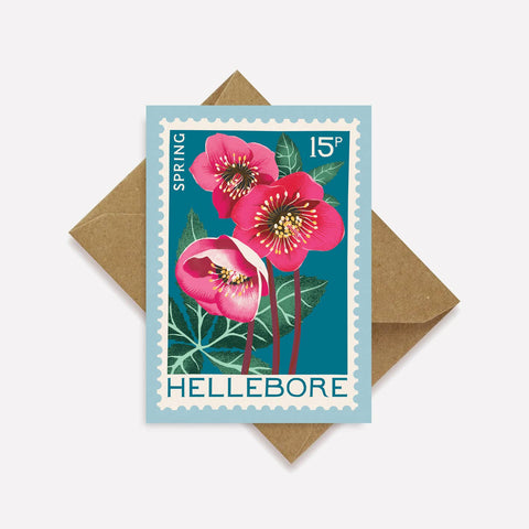 Printer Johnson Hellebore Stamp Mini Card