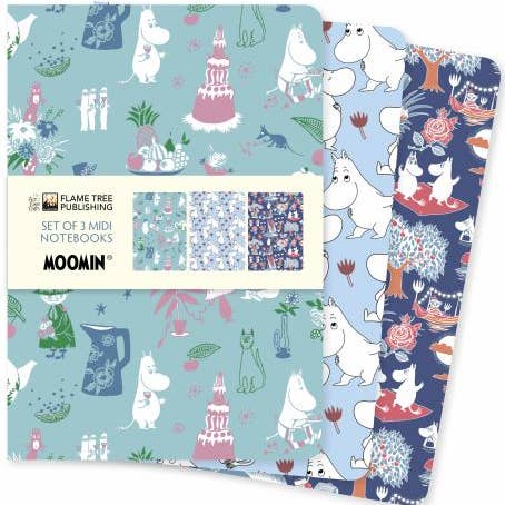 Moomin, Set Of 3 Notebooks, Medium