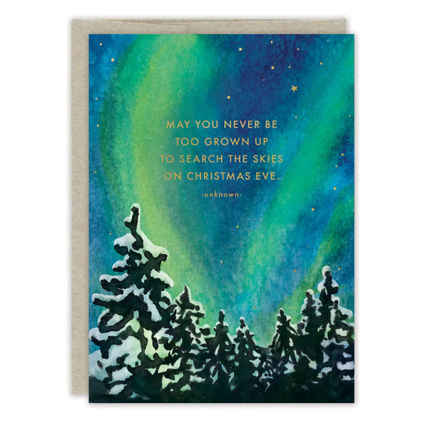 May You Never Be Too Grown Up To Search The Skies On Christmas Eve Card, Box of 10 Cards