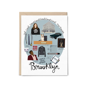 Brooklyn 99 Brooklyn Map Card