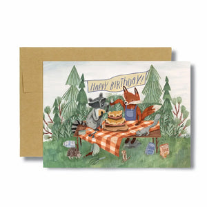 Canyon & Cove Happy Birthday Forest Cake Card