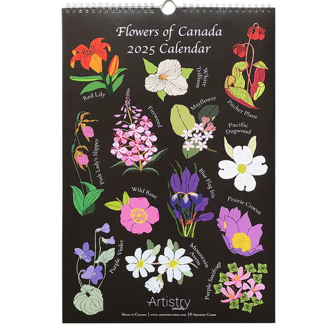 Artistry Cards Flowers Of Canada 2025 Calendar