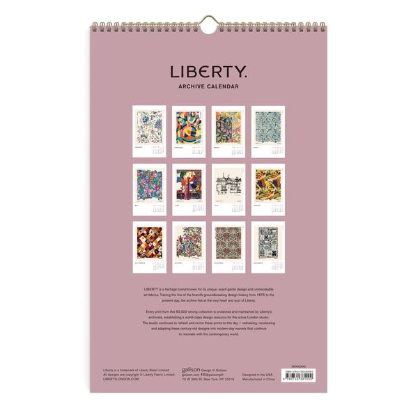 2025 Liberty Archive Calendar