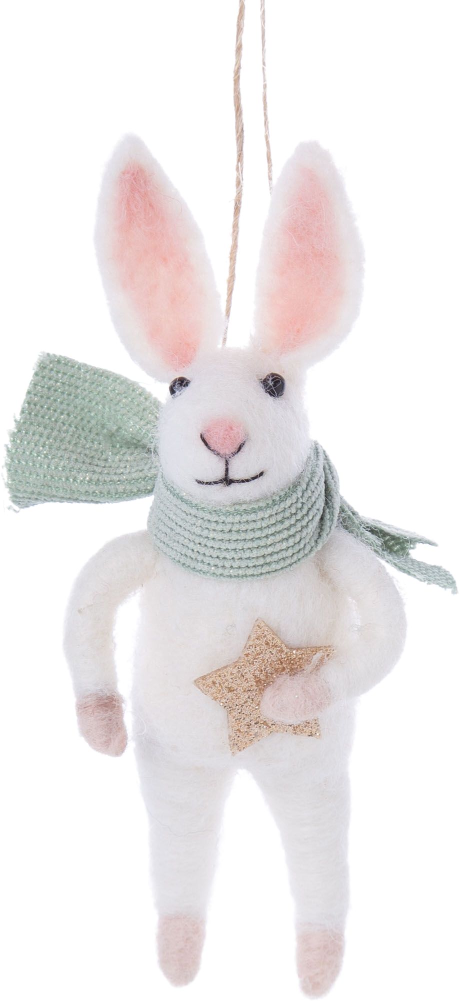 Felt Winter Bunny Ornament