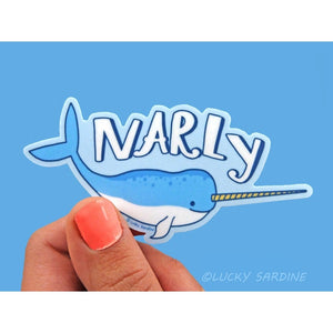 Narly Narwhal Sticker