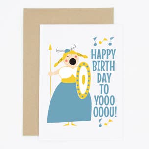 Madame Annie Opera Happy Birthday To Yoooooou! Card