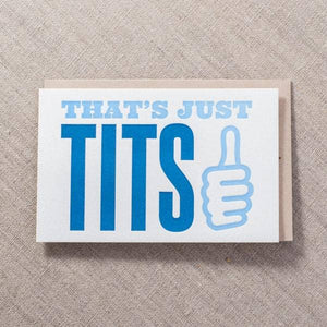 That's Just Tits Card