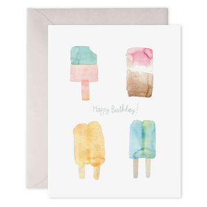 E Frances Happy Birthday Popsicles Card