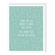 Apartment 2 There Are No Words To Make This Better Rain Card