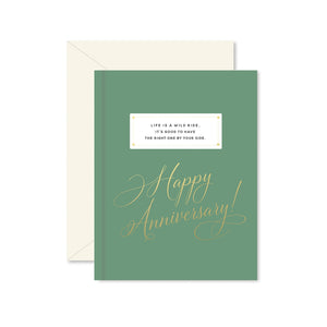 Ginger P. Designs Life Is A Wild Ride... Happy Anniversary Card
