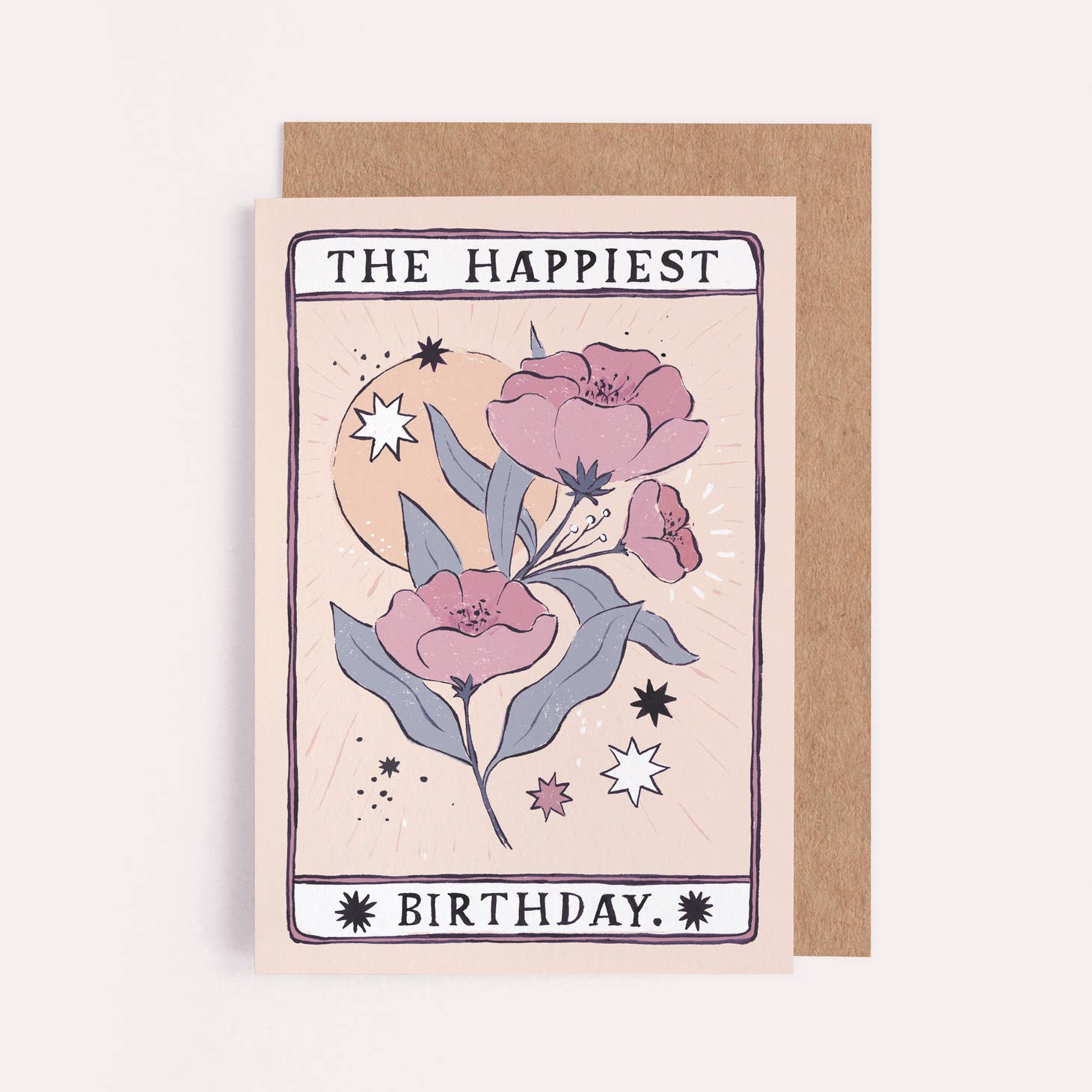 Sister Paper Co. Flower The Happiest Birthday Card