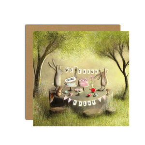 Toots Design We Think You're Great Tea Party Card