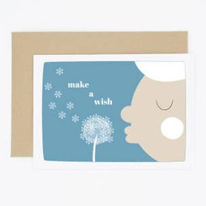 Madame Annie Make A Wish Dandelion Card
