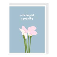 Apartment 2 With Deepest Sympathy Lily Card