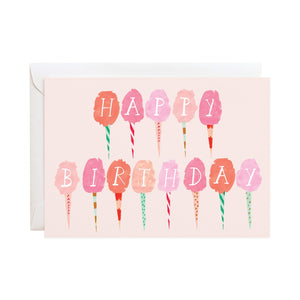 Mr. Boddington's Studio Cotton Candy Happy Birthday Card