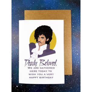 Prince Dearly Beloved....Happy Birthday Card