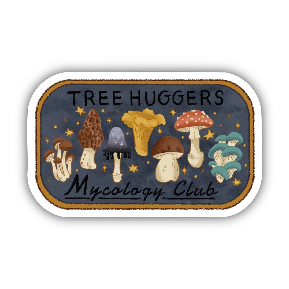 Tree Huggers Mycology Club Sticker