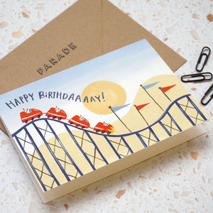 Paper Parade Rollercoaster Happy Birthdaaaay! Card