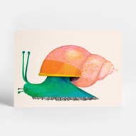 Sunny Beast Snail Postcard