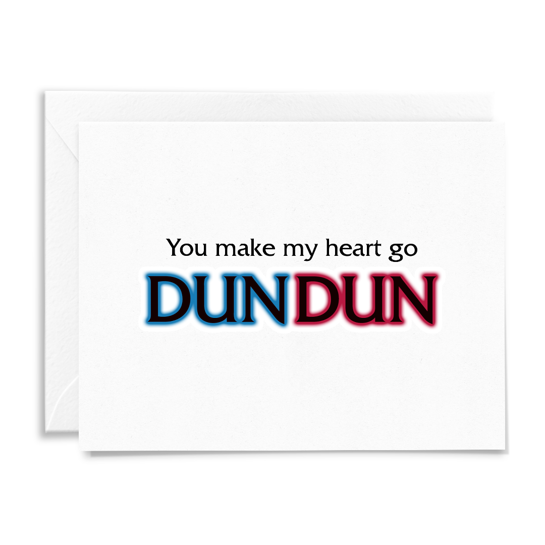 Law & Order You Make My Heart Go DunDun Card