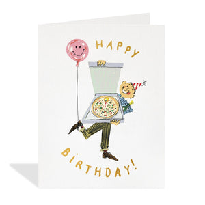 Pizza Party Happy Birthday! Card