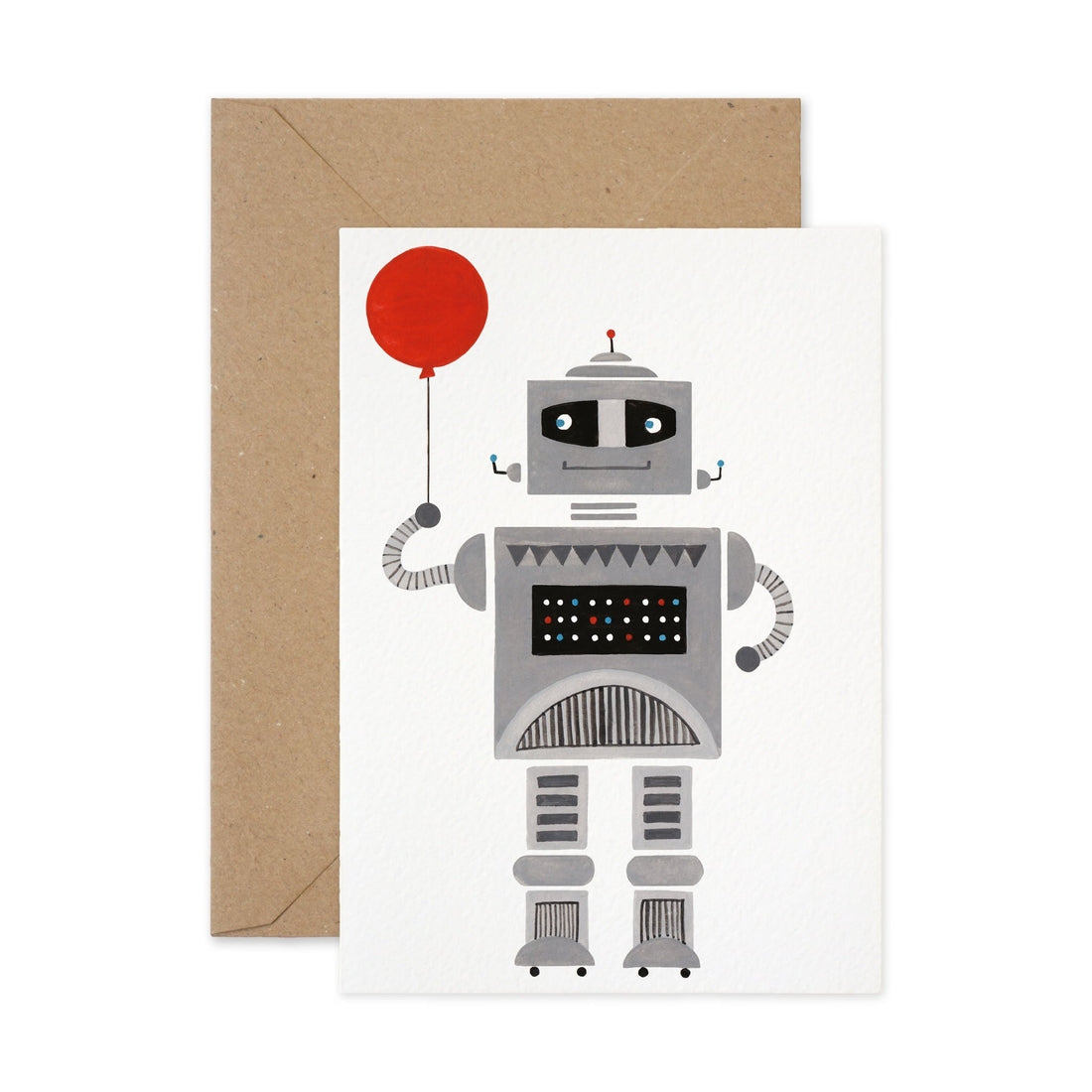 Paper Parade Birthday Robot Card