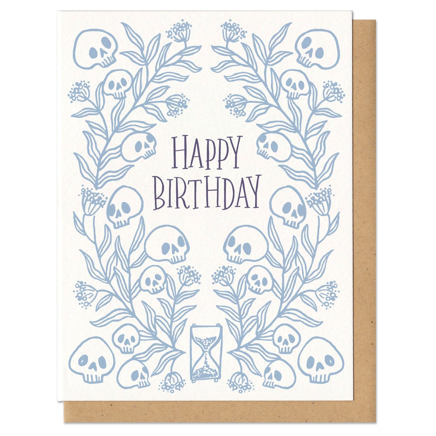 Frog & Toad Press Happy Birthday Skulls Card