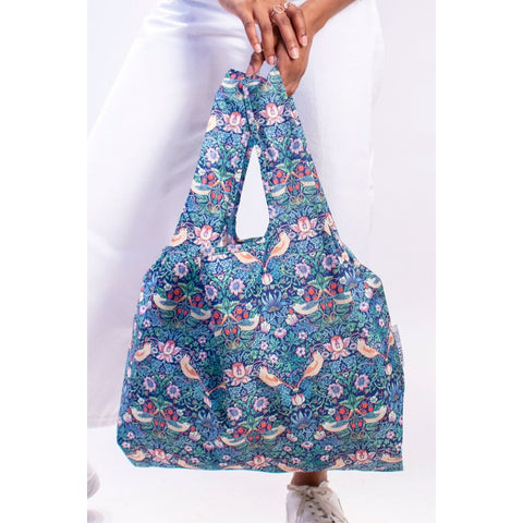 Kind Bag: William Morris Gallery Reusable Tote Bag, Strawberry Thief