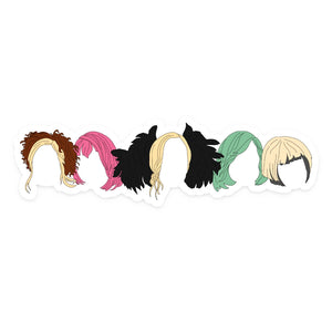 12 Wigs Of Moira Sticker