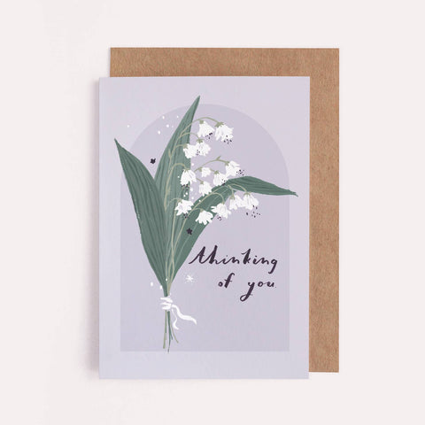 Sister Paper Co. Lily Of The Valley Thinking Of You Card