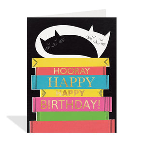 Hooray Happy Happy Birthday Card