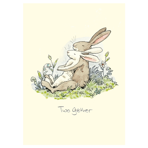 Rabbits Two Gether Card