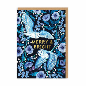 Ohh Deer Owl Merry & Bright Card