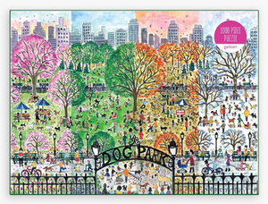 Michael Storrings' Dog Park In Four Seasons, 1000 Piece Puzzle