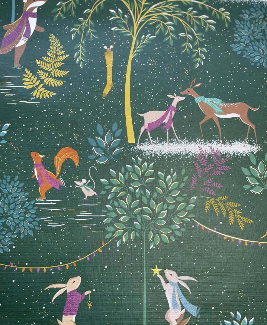 Sara Miller Woodland Tales Roll Wrap
