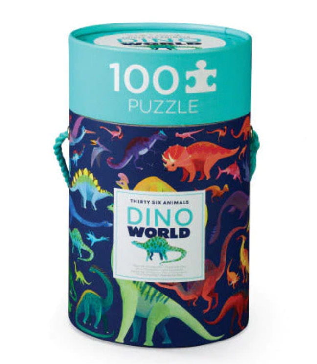 Thirty Six Animals Dino World, 100 Piece Puzzle